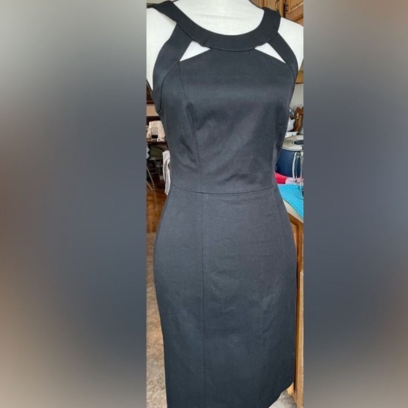 NWT Banana Republic Black Dress Size 0 - Picture 3 of 7